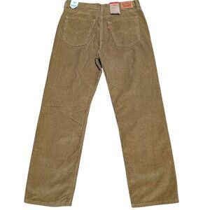 Levi's Womens 30 x 30 Pants Low Pro Straight Stretch Corduroy Cords Tan NWT
